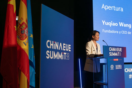 Acto de apertura del 2023 China-EU Ecommerce Summit, por Yuqiao Wang